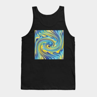 Abstract Swirl Art Tank Top